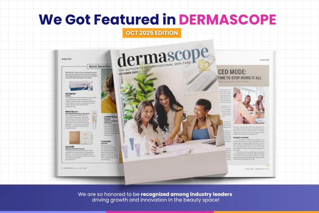 Spark Pro Global Featured in DERMASCOPE: Why It’s Time to Step Into CEO Mode